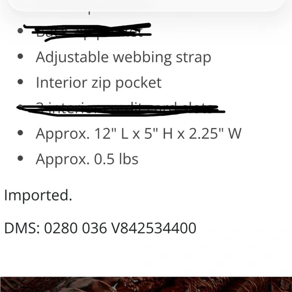 NWOT BRAHMIN Fanny pack, raspberry - Picture 6 of 6